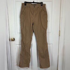 Carhartt Pants Men’s 32x32 Tan Khaki B324 DKH Relaxed Fit Workwear Utility